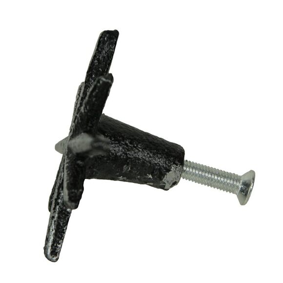 Set of 6 Antique Silver Finish Mid Century Modern Starburst Drawer Pulls Knobs - Picture 10 of 12